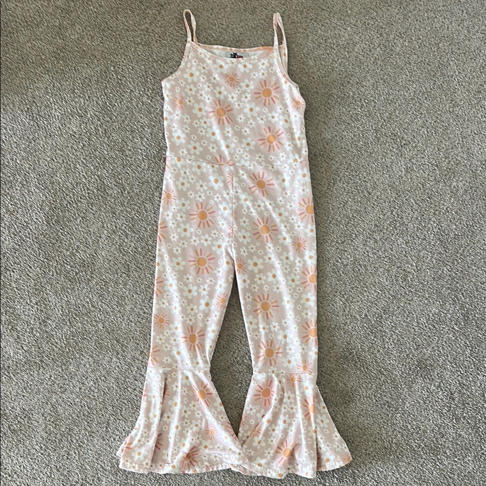 Floral Sun Print Jumpsuit